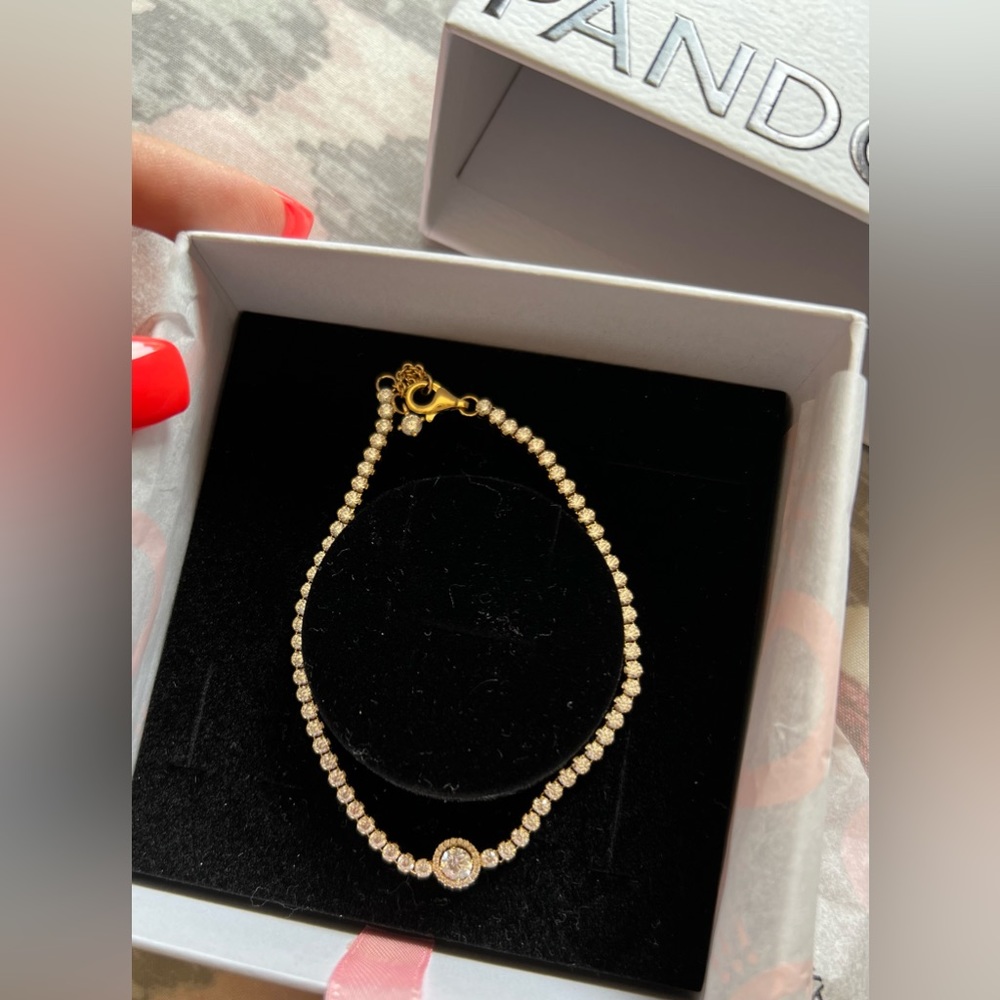 Sparkling Halo 20cm Bracelet